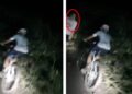 Video: Fantasma asustó a dos ciclistas que bajaban el cerro en la noche