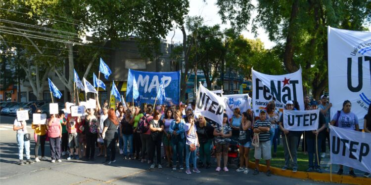 Piqueteros sanjuaninos reclaman por recortes a comedores y merenderos