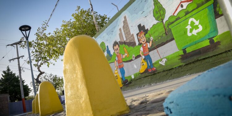 Los vecinos estrenaron un nuevo portal en la zona oeste de Chimbas