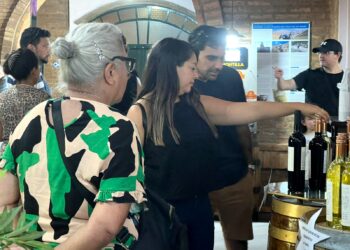Decenas de turistas recorrieron las bodegas en Pocito