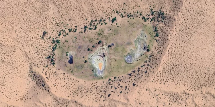 El misterioso “oasis” emerge en el desierto caucetero: ¿Realidad o ilusión?