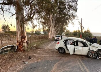 Violento accidente en Chimbas deja a una pareja con graves heridas