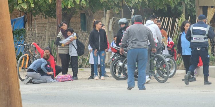 Accidente en Caucete: Niña de 6 años fue atropellada cuando cruzaba la calle