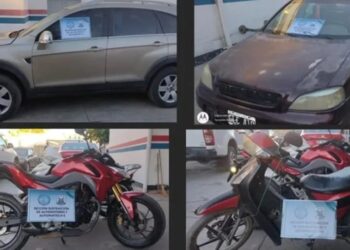 Recuperan 8 vehículos robados en San Juan