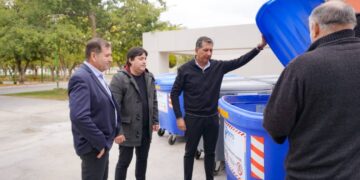 Pocito avanza en la instalación de contenedores