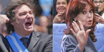 Javier Milei le respondió a Cristina: “La gente se cag… de hambre por ustedes”