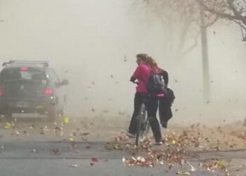 San Juan: emiten un alerta por viento Zonda para esta tarde de martes