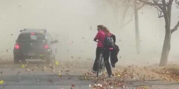 San Juan: emiten un alerta por viento Zonda para esta tarde de martes