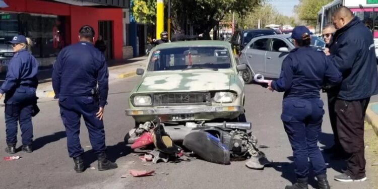 Capital: Dos accidentes en 2 horas, en una misma esquina