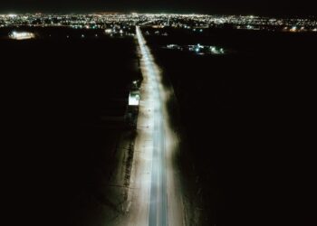 Chimbas: Habilitan importante obra de iluminación de 4 kilómetros en El Mogote