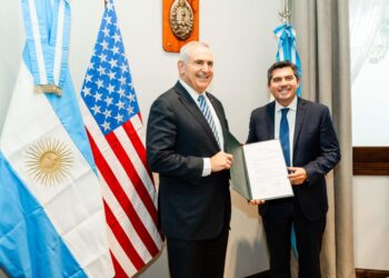 El embajador de Estados Unidos en Argentina fue recibido por Marcelo Orrego