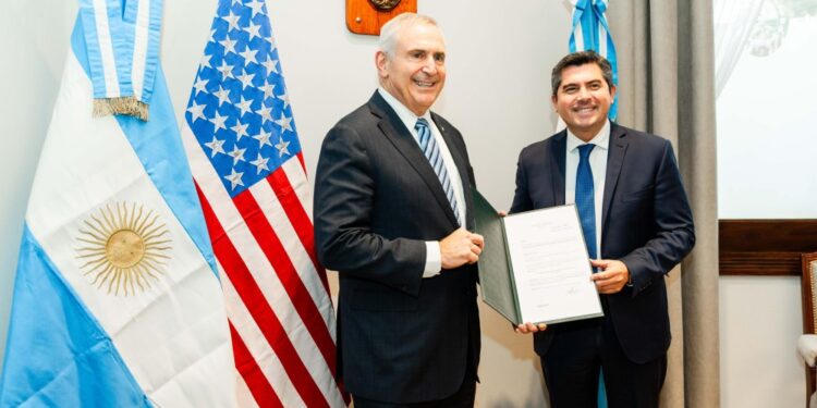 El embajador de Estados Unidos en Argentina fue recibido por Marcelo Orrego