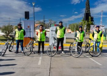 Rivadavia ya cuenta con sus bicicletas para la policía comunal