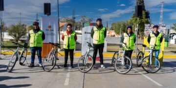 Rivadavia ya cuenta con sus bicicletas para la policía comunal