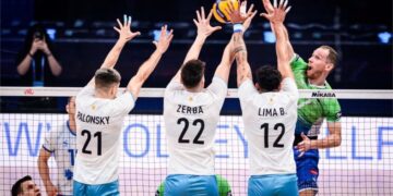 La Selección Argentina tuvo un match point pero perdió vs. Eslovenia y quedó afuera de la VNL