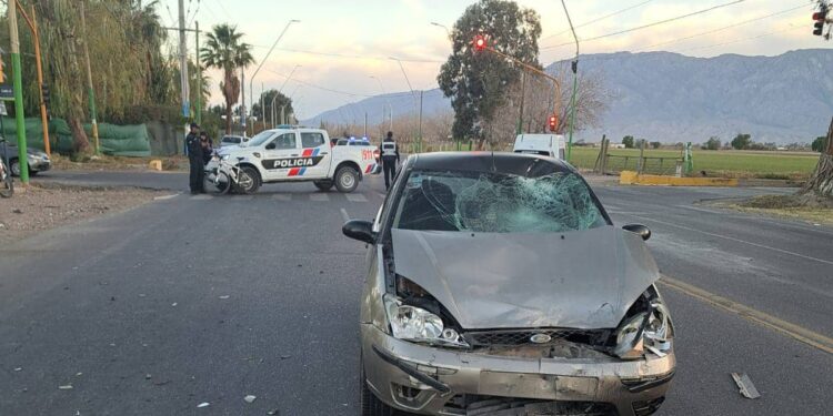 Violento accidente en Pocito dejó a un hombre de 52 años en grave estado