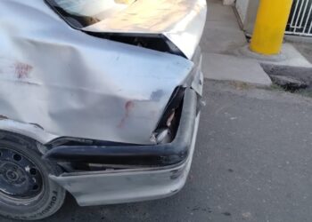 Trasladaron al hospital al Sr. Espejo por un choque en Rawson