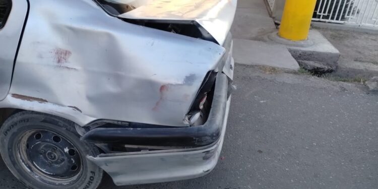 Trasladaron al hospital al Sr. Espejo por un choque en Rawson