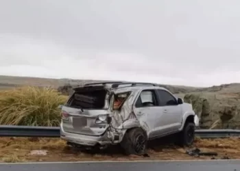Preocupación: Familia sanjuanina volcó en las Altas Cumbres de Córdoba