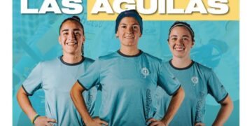 Entrenamiento a puertas abiertas de Las Aguilas en San Juan