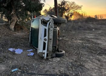 Trágico accidente en Chimbas: Automovilista perdió la vida en violento vuelco