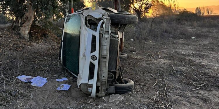 Trágico accidente en Chimbas: Automovilista perdió la vida en violento vuelco