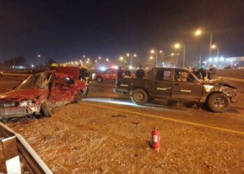 Grave Accidente en el Monumento al Gaucho: Ambos conductores en grave estado