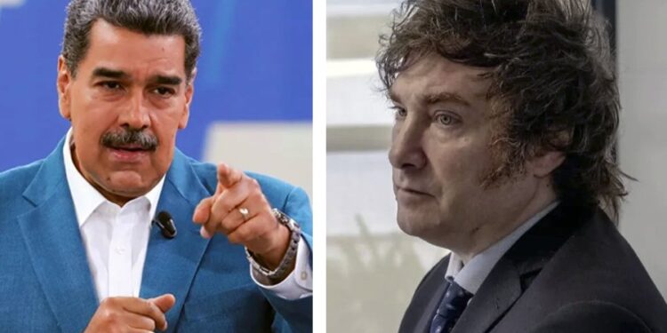 Nicolás Maduro destrozó a Javier Milei en un acto: “Es un malparido nazi fascista”