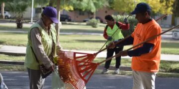 Rivadavia: el operativo especial de limpieza llega a diez barrios