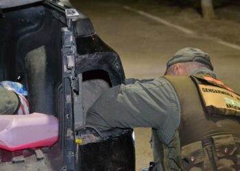 Detienen a una pareja que intentaba ingresar 57 kilos de cocaína a San Juan