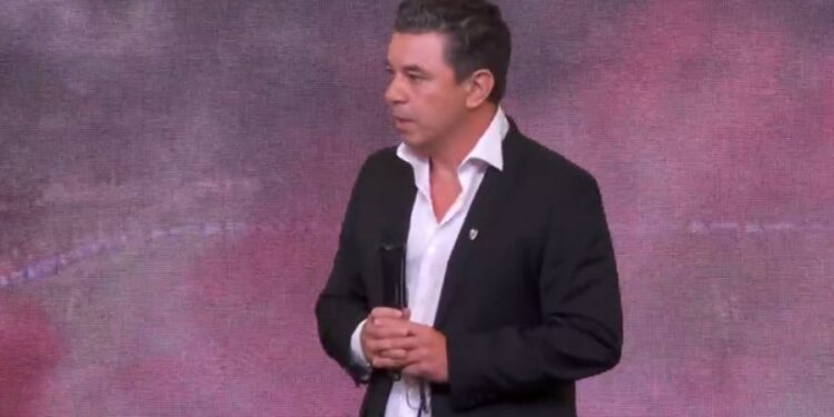 “Vamos a ir por todo lo que está en juego”, aseguró Marcelo Gallardo en su regreso a River