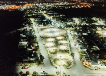 Luminarias LED ya iluminan tres nuevos barrios de Rawson