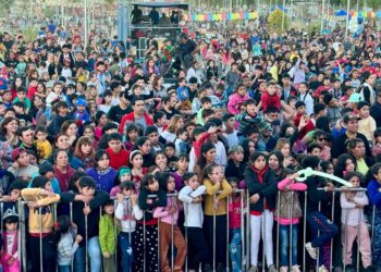 Chimbas se llenó de alegría: Más de 20.000 personas celebraron el Día de las Infancias