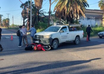 Grave choque en San Martín dejó a dos personas hospitalizadas