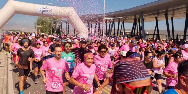 Chimbas por la vida: Más de 2.000 personas en la Maratón contra el Cáncer de Mama