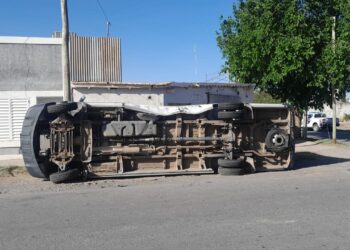 VIDEO: Fuerte choque en Caucete dejó a seis personas hospitalizadas
