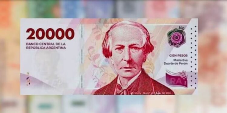 Confirman la fecha en la que comenzará a circular el billete de $20.000