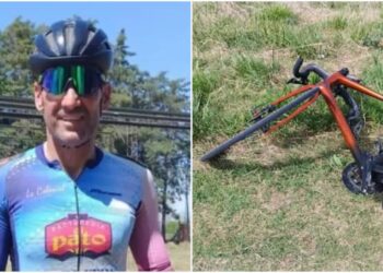 Dolor por la muerte de un ciclista tras ser atropellado por un auto a alta velocidad