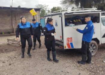 Ante la ausencia municipal, Marcelo Orrego envió asistencia a Caucete