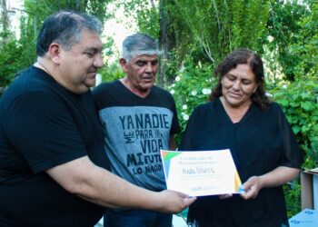 Iniciativa histórica en Ullum: 10 emprendedores recibieron equipamiento