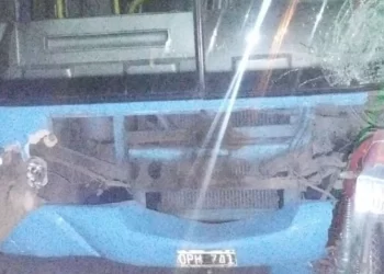 Impactante: una mujer murió tras chocar de frente contra un colectivo