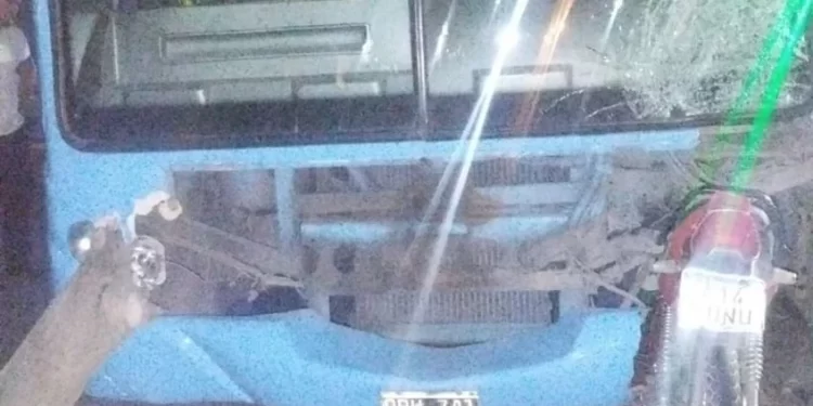 Impactante: una mujer murió tras chocar de frente contra un colectivo