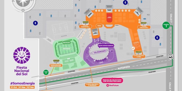 Fiesta del Sol: los accesos y el operativo de seguridad para el ingreso