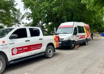 Marcelo Orrego ordenó un importante operativo de asistencia en Caucete