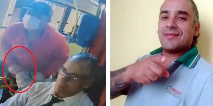 VIDEO: Colectivero acusado de una infidelidad fue asesinado a cuchilladas