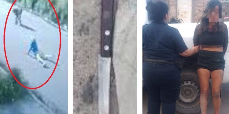 VIDEO: Una joven apuñaló a su novio porque otra mujer lo miró