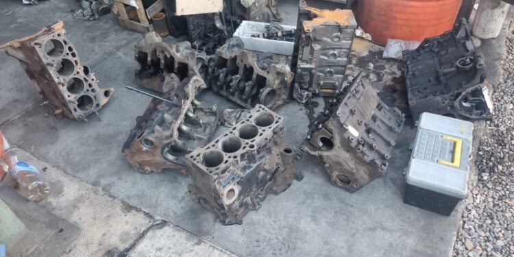 Operativo en Chimbas: detienen a conocido mecánico con motores robados