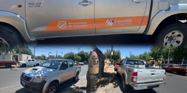 Camioneta de la Municipalidad de Caucete embistió a una mujer en Capital