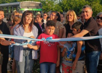 Con juegos, murales y mucho verde, Chimbas sumó un nuevo espacio verde