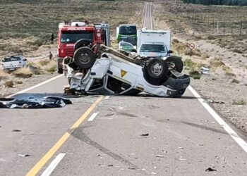 Ruta 40: Muere un trabajador al ser embestido por una combi